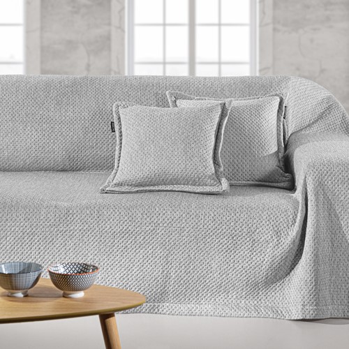 Ριχτάρι Πολυθρόνας Guy Laroche Cooling Silver 170X150 + Μαξιλάρι 40X40+3