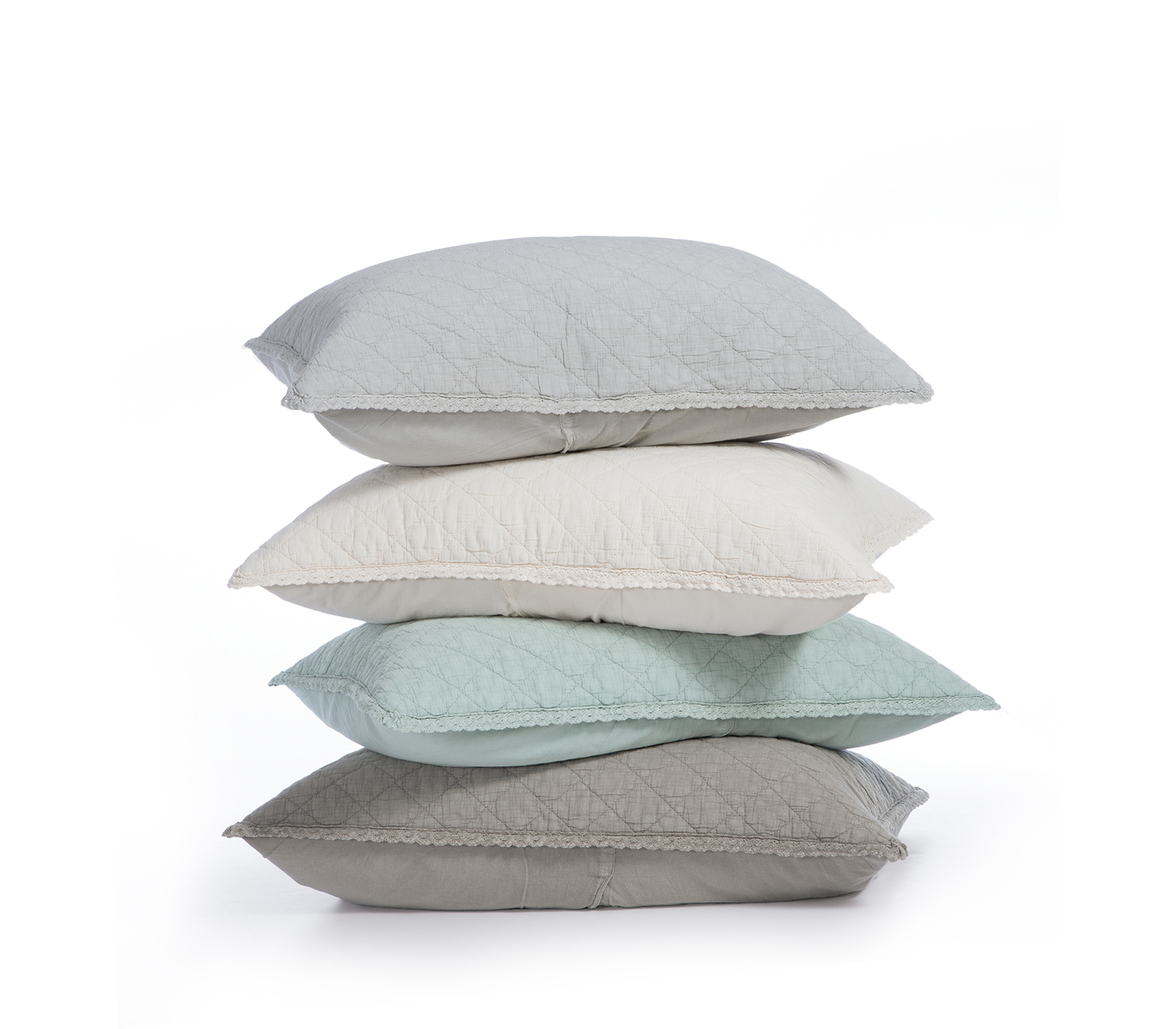 Ζεύγος Μαξιλαροθήκες Nef-Nef Homeware Brunno 52x72 Silver