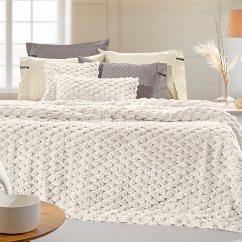 Κουβέρτα King Size Guy Laroche Elixir 260x240 Ivory