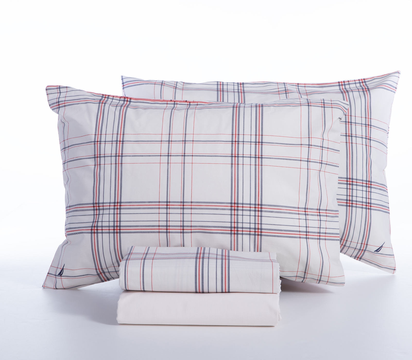Σεντόνια Υπέρδιπλα Nef-Nef Homeware (Σετ) Nautica-Nau Navigate 240Χ270  Ecru 