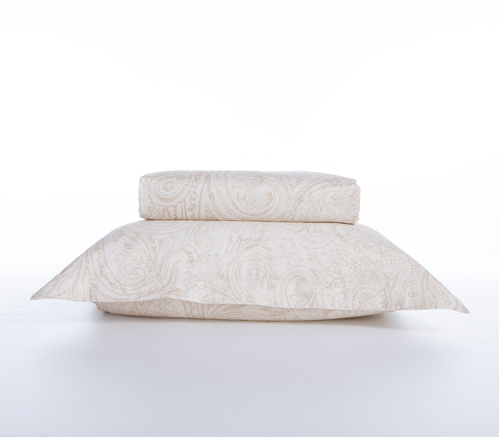 Παπλωματοθήκη Υπέρδιπλη Βαμβακοσατέν Nef-Nef Homeware Lilard Spring 240x230 Ecru