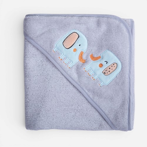 Βρεφική Κάπα Nef-Nef Homeware Elephants 75x75 Grey