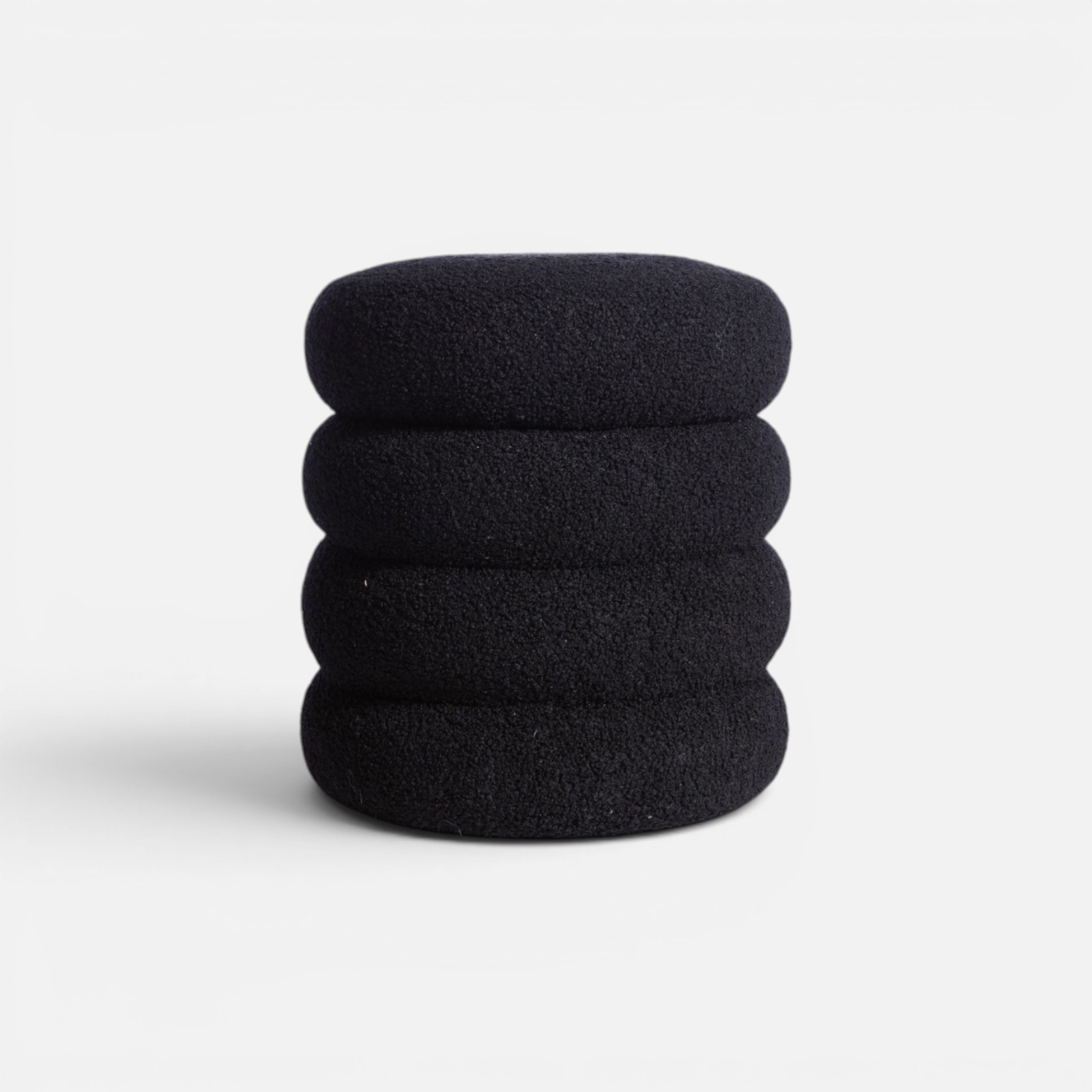 Μπουκλέ Σκαμπό Nef-Nef Homeware Stool 35X40 Black