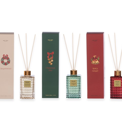 ΑΡΩΜΑΤΙΚΟ ΧΩΡΟΥ ME ΣΤΙΚΣ NEF-NEF HOMEWARE GINGERBREAD 150ml