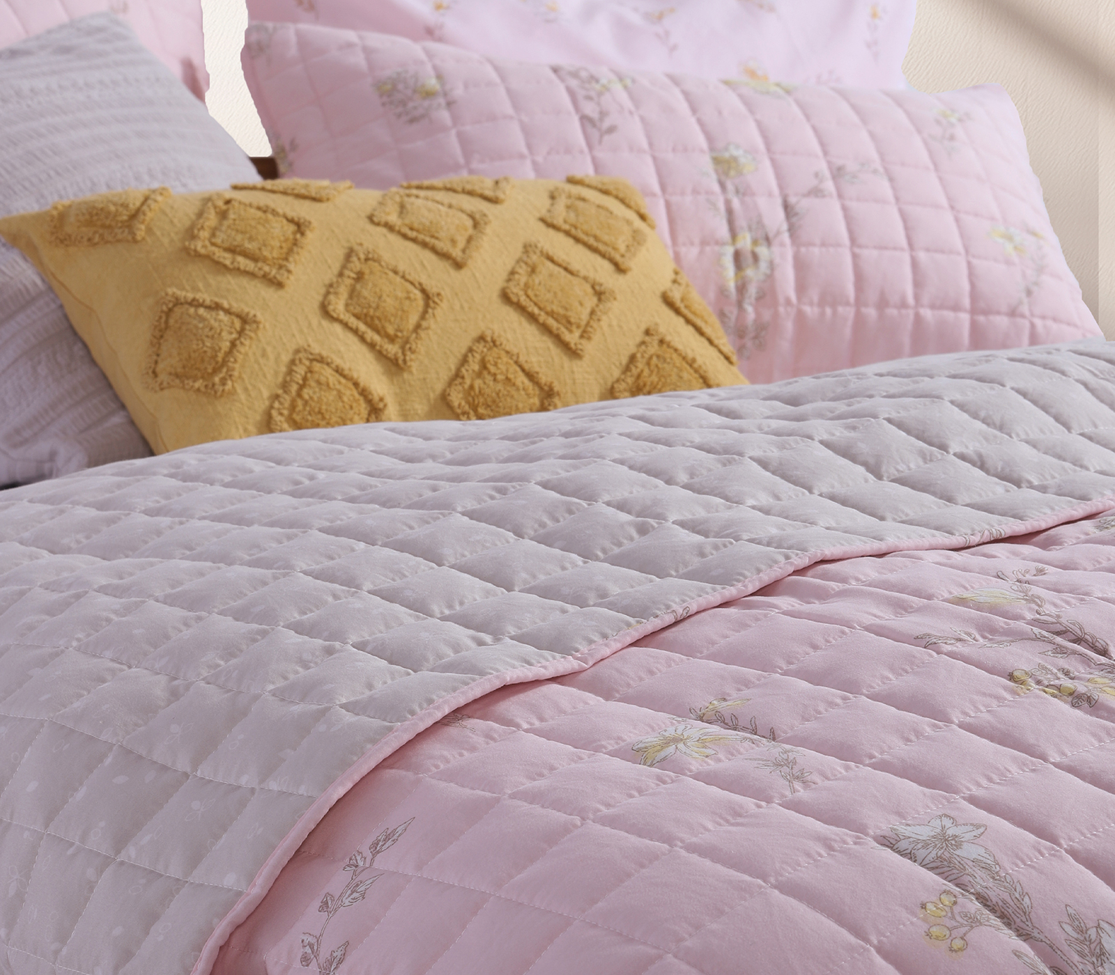 Ζεύγος Μαξιλαροθήκες Nef-Nef Homeware Irida 52x72 Pink