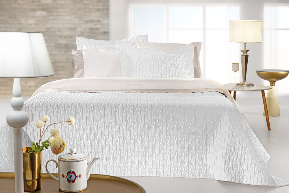 Kουβερλί Υπέρδιπλο Guy Laroche (Σετ) Ruby 240x250 White