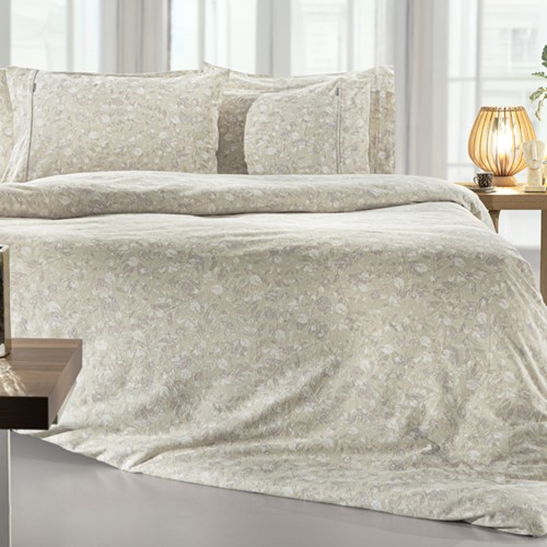 Παπλωματοθήκη Φανελένια king size Guy Laroche (Σετ) Elodie Natural 255Χ245