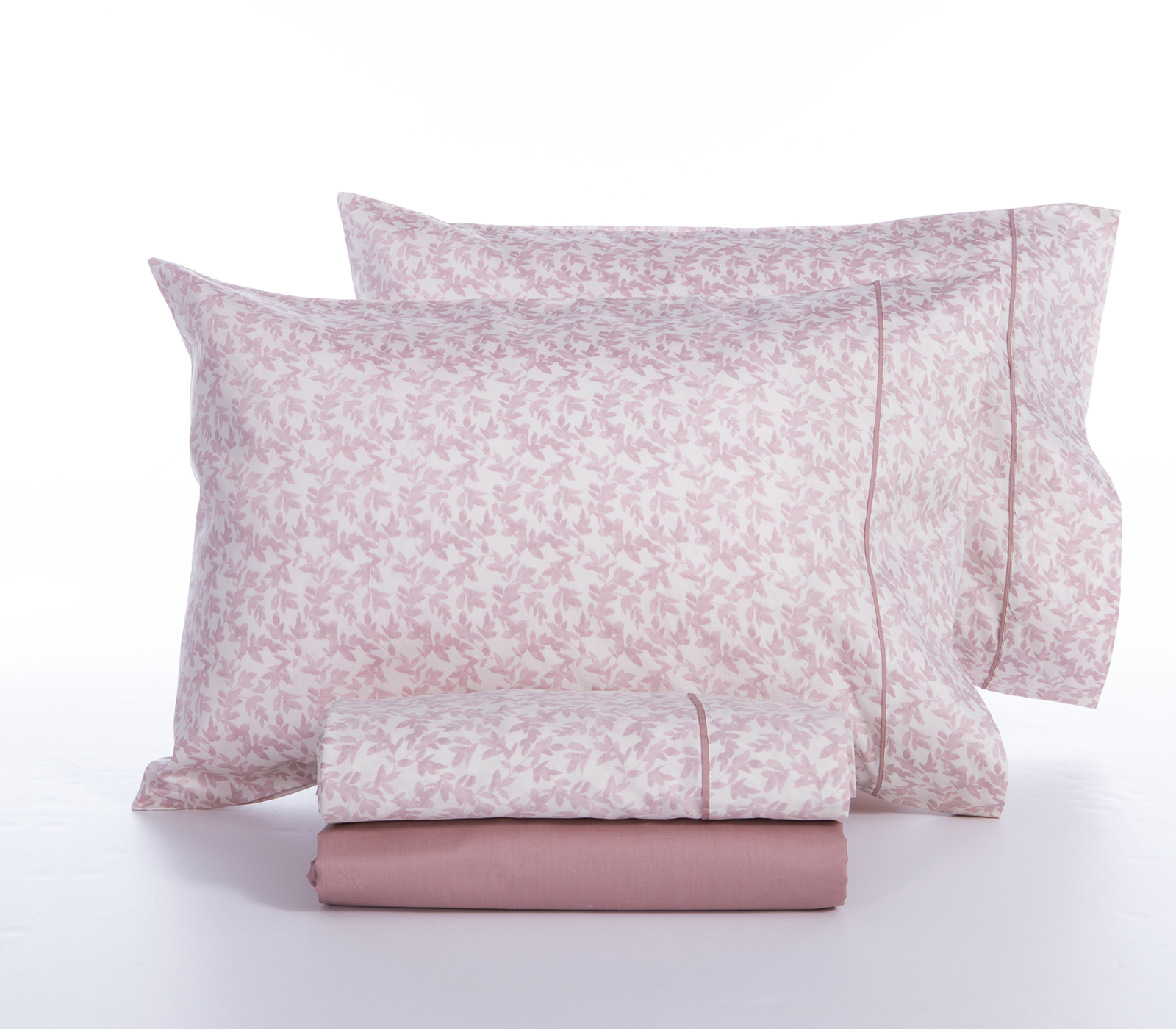 Σεντόνια King Size Βαμβακοσατέν Nef-Nef Homeware (Σετ) Elements-Elaisa 270X280 Rose