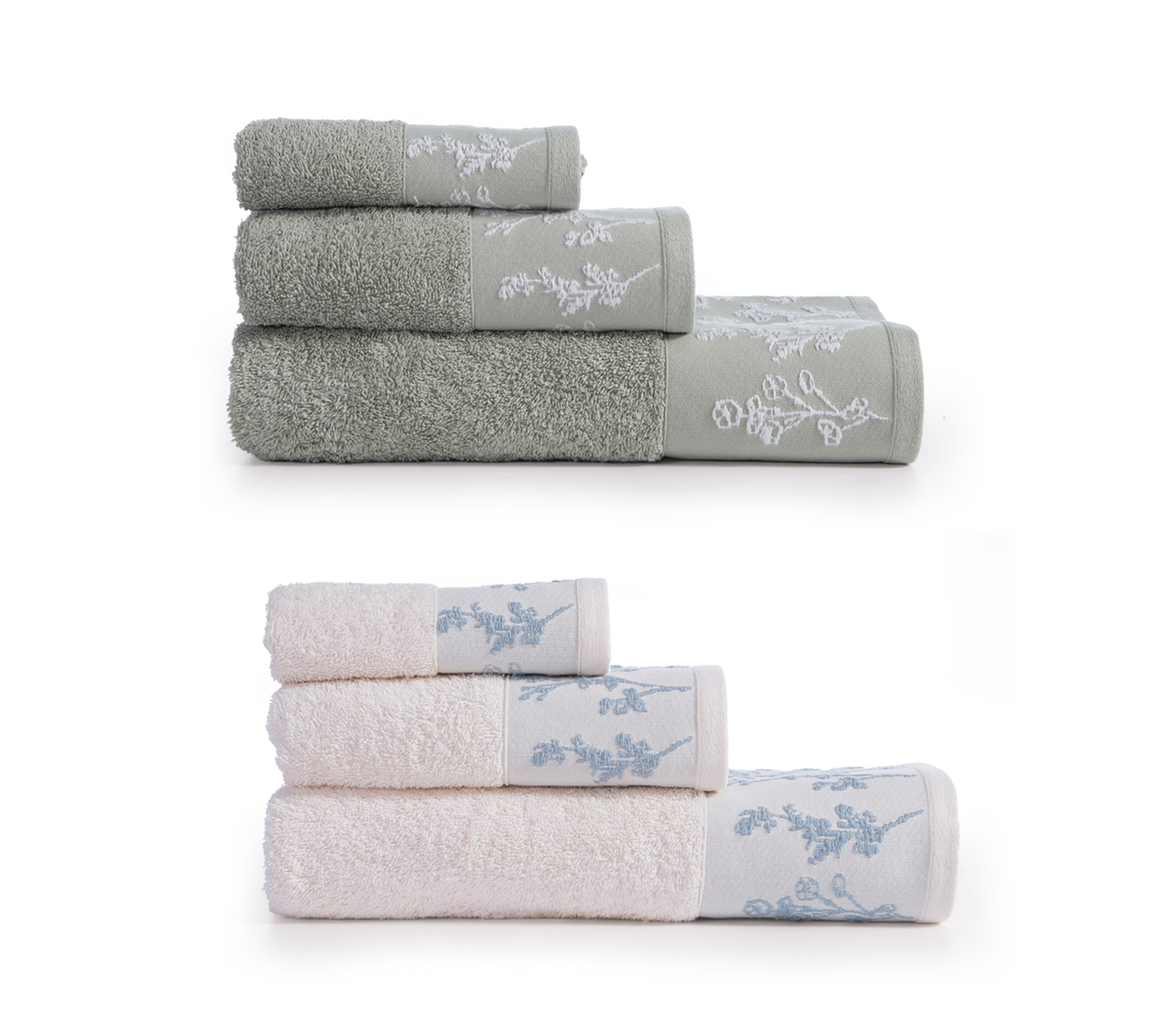 Σετ Πετσέτες Nef-Nef Homeware (3ΤΜΧ) Claris Ecru