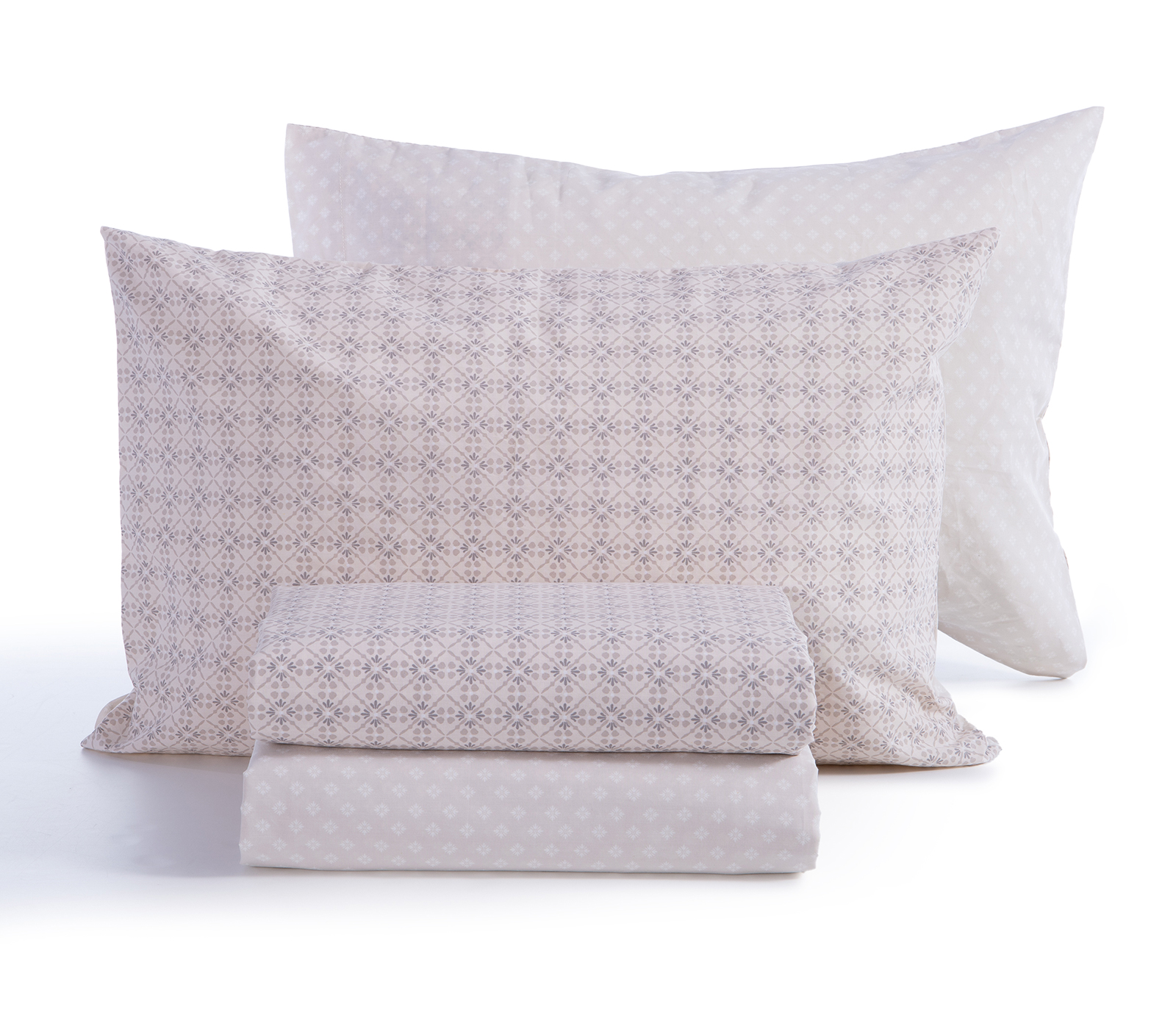 Σεντόνια Διπλά Nef-Nef Homeware (Σετ) Module 200X270 Ecru