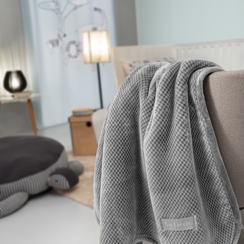 Κουβέρτα Κούνιας Guy Laroche Cheval 110x140 Silver