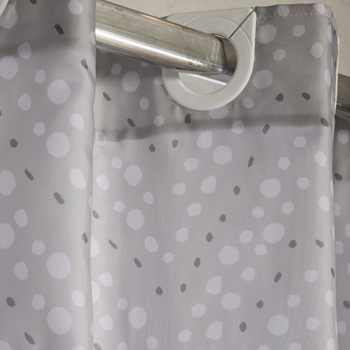 Κουρτίνα Μπάνιου Nef-Nef Homeware Fonteste 180x180 Silver