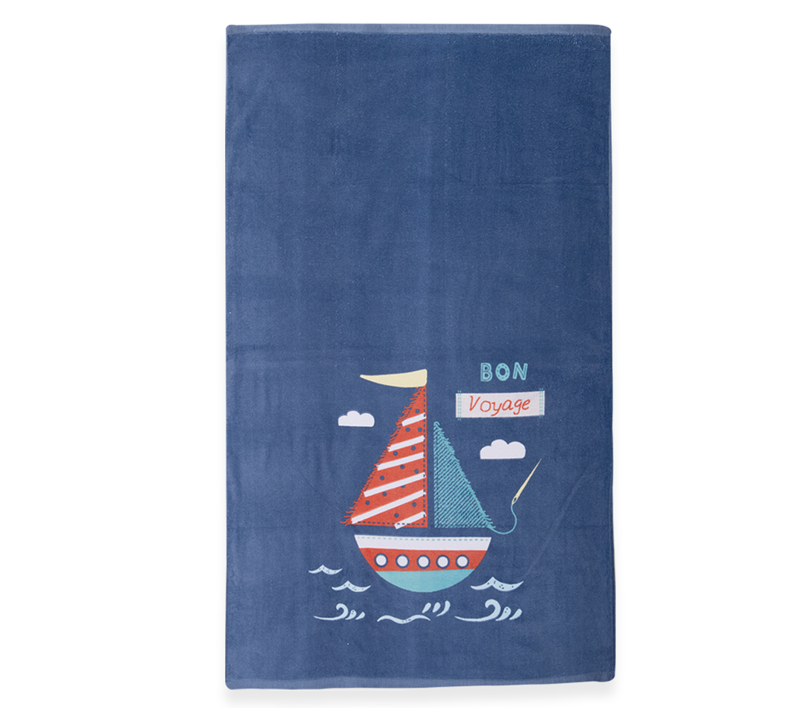 Παιδική Πετσέτα θαλάσσης Nef-Nef Homeware Bon Voyage 70x120 Navy Blue