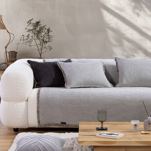 Ριχτάρι Διθέσιου Nef-Nef Homeware New Tanger 180X250 L.Grey/Ecru