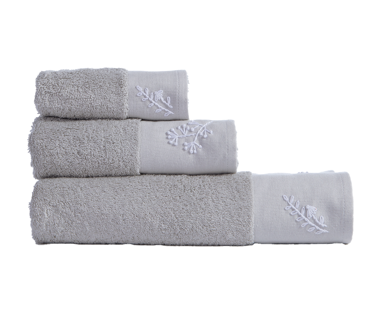 Σετ Πετσέτες Nef-Nef Homeware (3ΤΜΧ) Perfection Silver