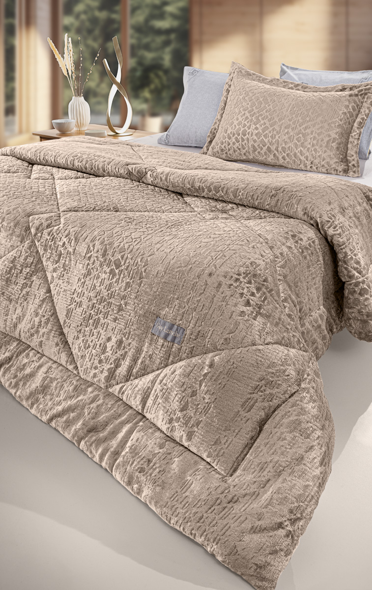 King Size Πάπλωμα Guy Laroche Surreal 260X240 Natural
