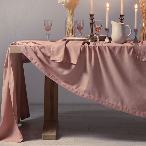 Τραπεζομάντηλο Nef-Nef Cotton-Linen English Rose 150X250