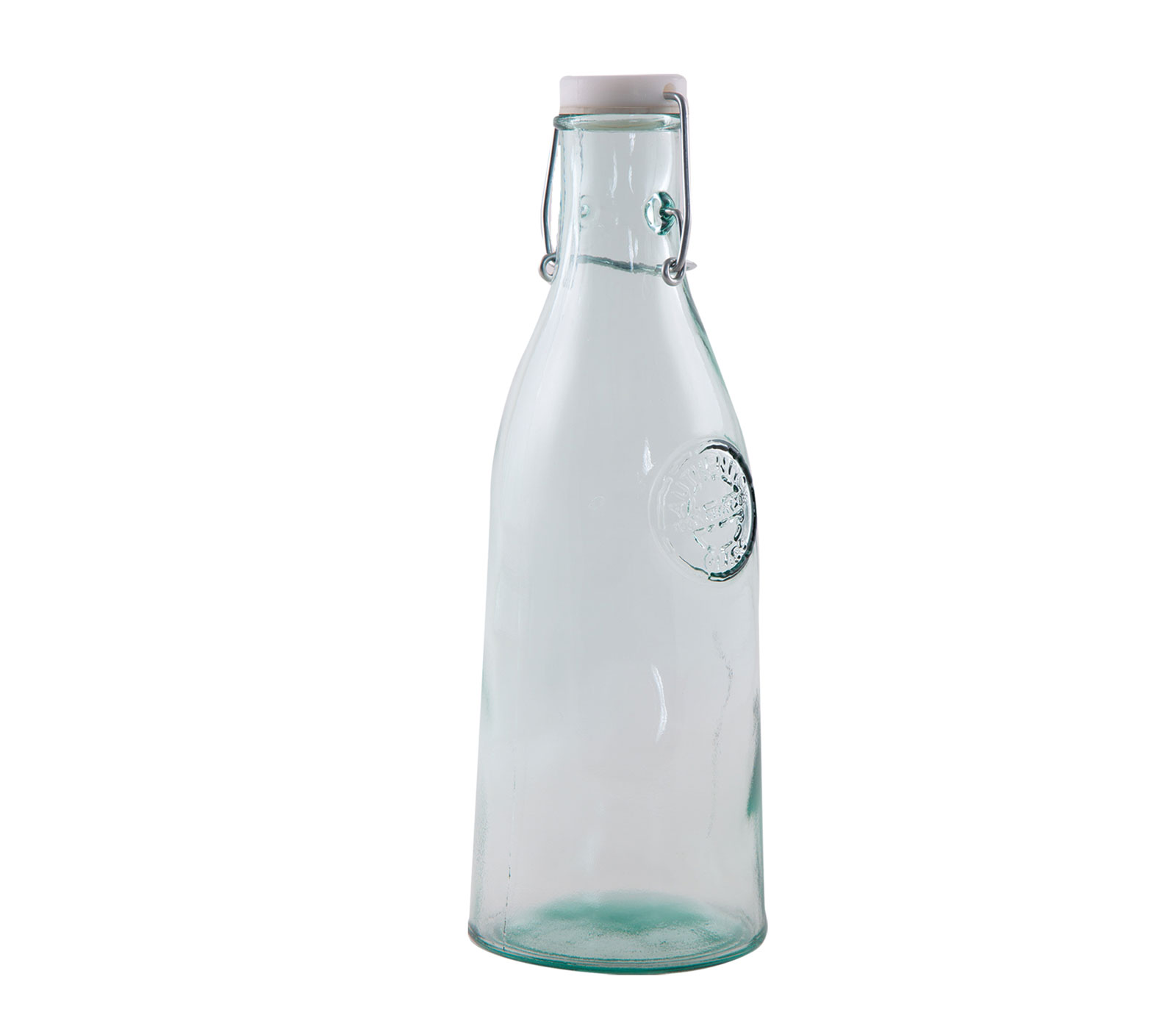 Μπουκάλι Νερού Nef-Nef Από Ανακυκλωμένο Γυαλί Με Πλαστικό Καπάκι Authentic 1L