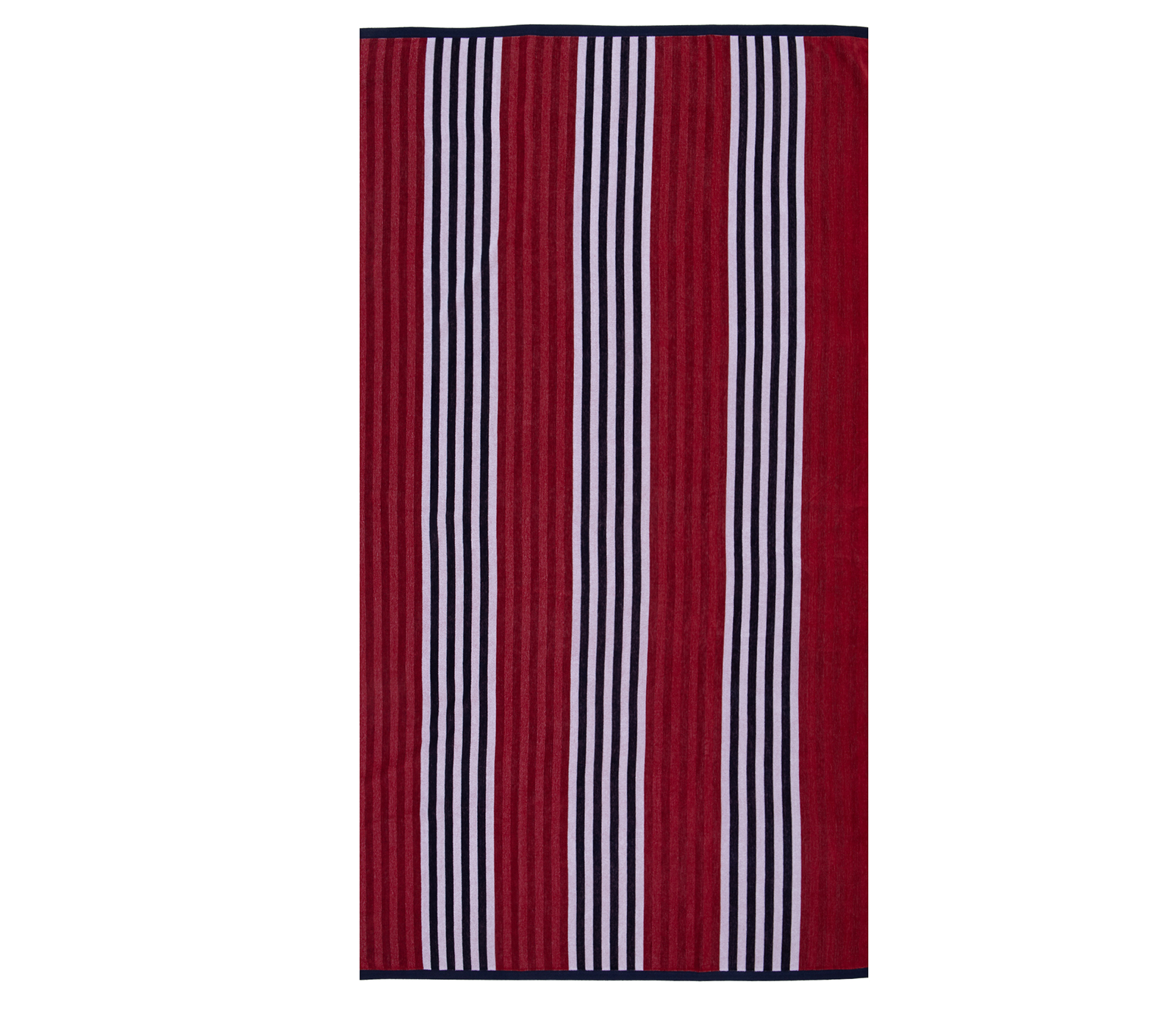 Πετσέτα Θαλάσσης Nef-Nef Steet Lines 100X180 Red