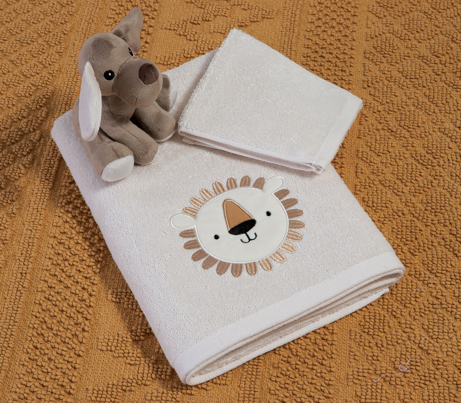 Παιδικές Πετσέτες Nef-Nef Homeware (2ΤΜΧ) Jungle in Motion Ecru