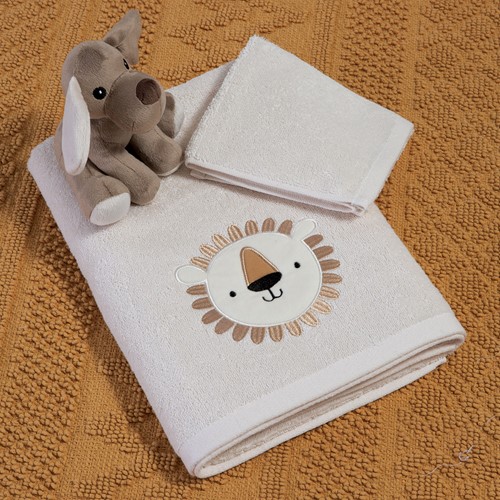 Παιδικές Πετσέτες Nef-Nef Homeware (2ΤΜΧ) Jungle in Motion Ecru