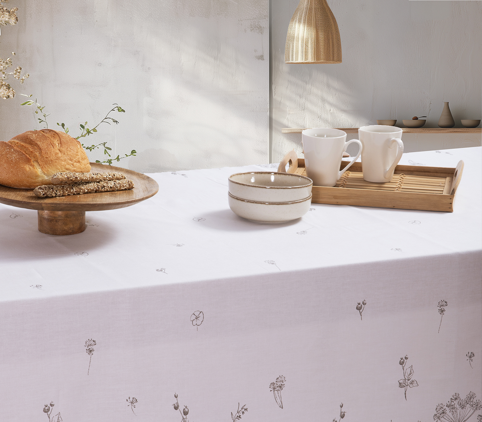  Τραπεζομάντηλο Nef-Nef Homeware Claris 140X240 Ecru