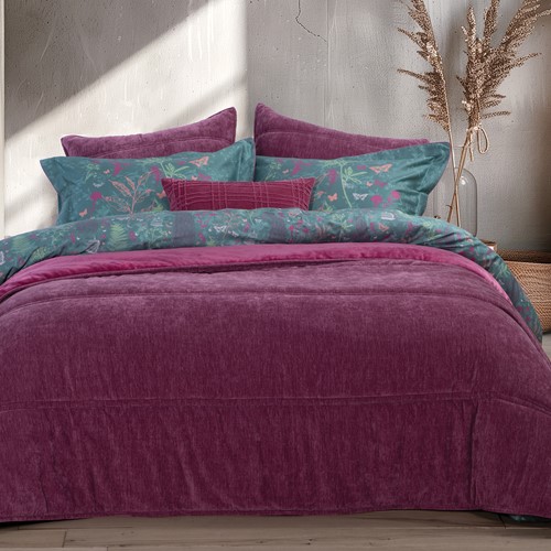 Κουβερτοπάπλωμα Υπέρδιπλο Nef-Nef Homeware Paradise 240X220 Rose