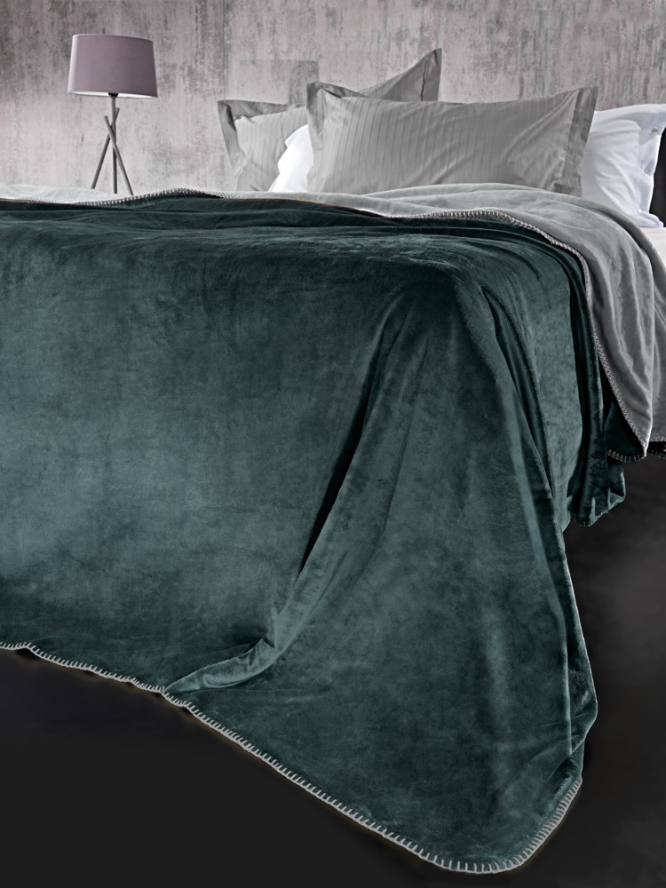 Κουβέρτα Μονή Guy Laroche (σετ) Velvet Emerald 160X220
