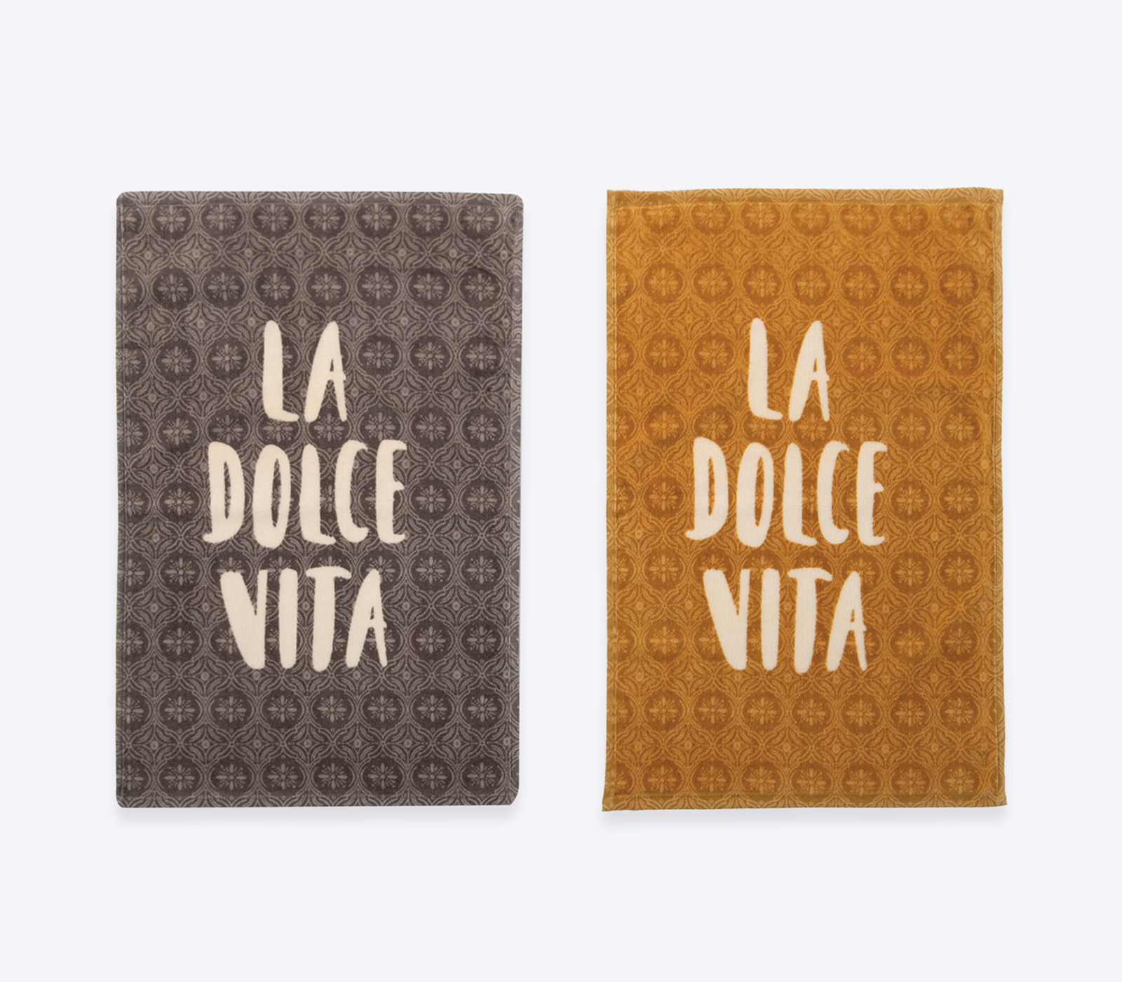 Ποτηρόπανο Βελουτέ Nef-Nef Homeware La Dolce Vita 40x60 Mustard