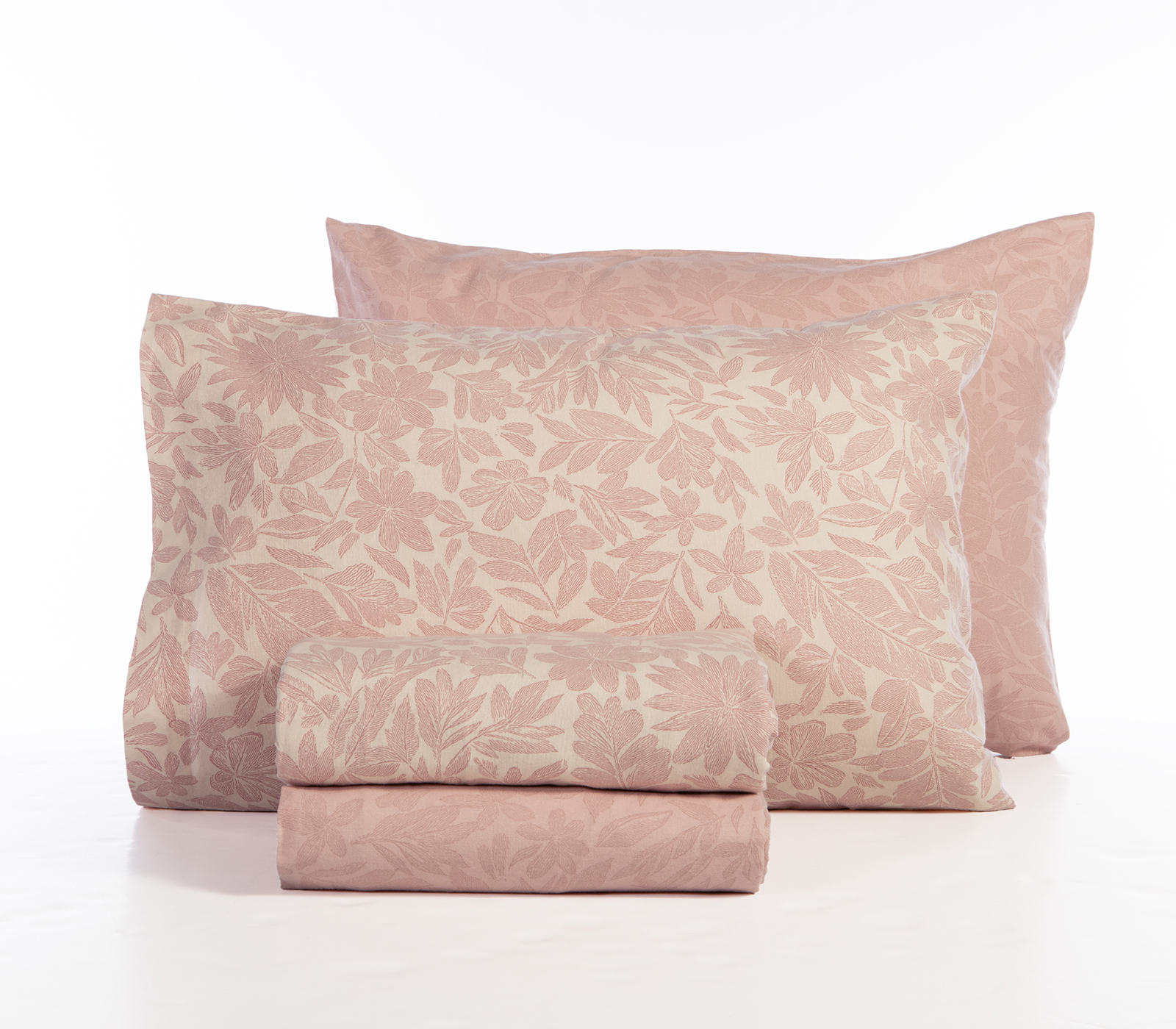 Σεντόνια Φανελένια Υπέρδιπλα Nef-Nef Homeware (Σετ) Με Λάστιχο Issual 240X260 Pink