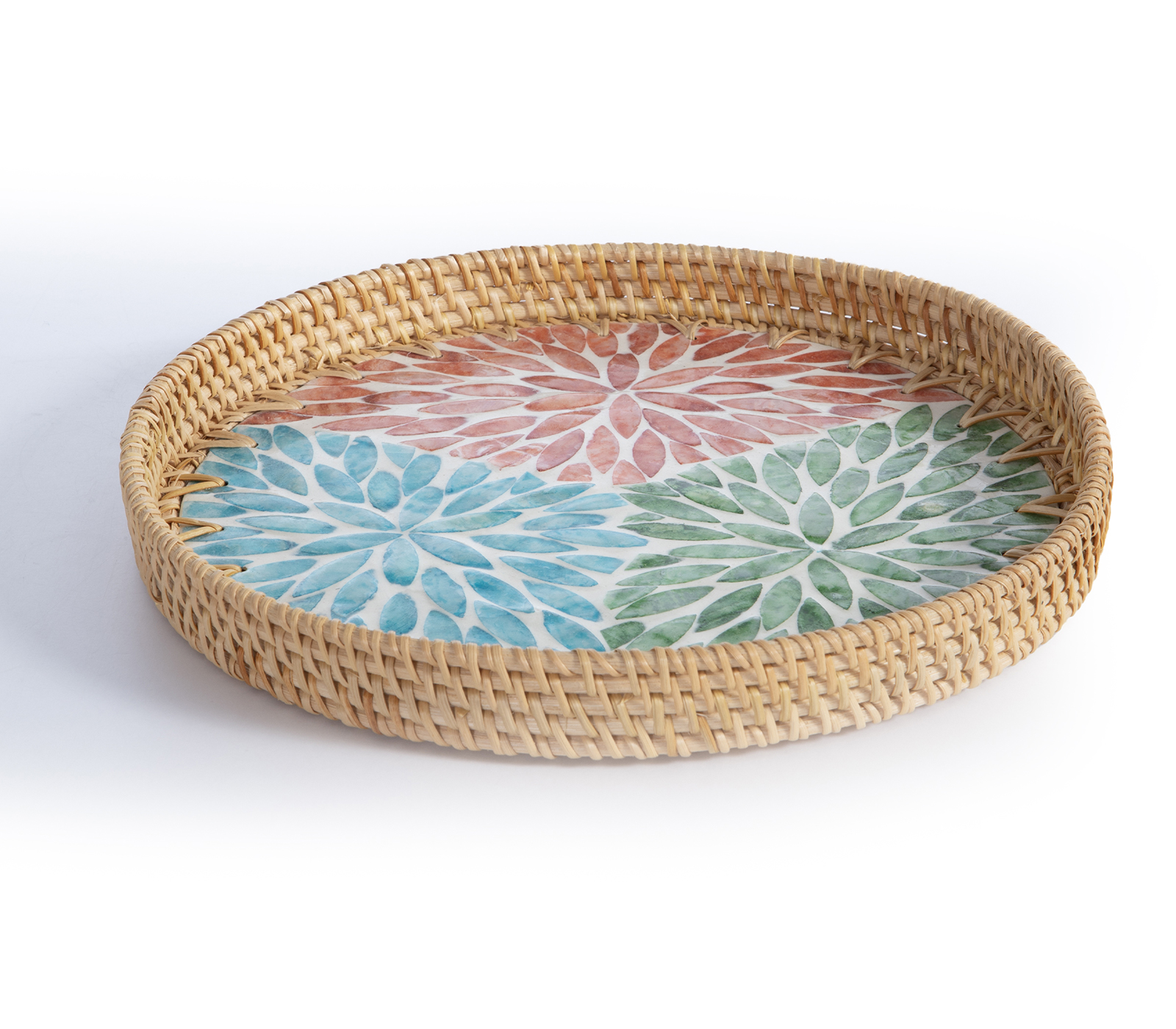 Δίσκος Υάκινθου Nef-Nef Homeware Tricolor D28x3,5 Natural 