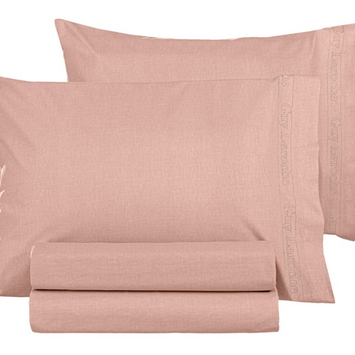 Ζεύγος Μαξιλαροθήκες Guy Laroche Color Plus 50x70 Coral