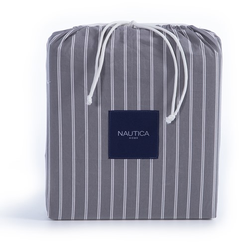 Παπλωματοθήκη Υπέρδιπλη Nef-Nef Homeware (Σετ) Nau Coast 240X220 Grey