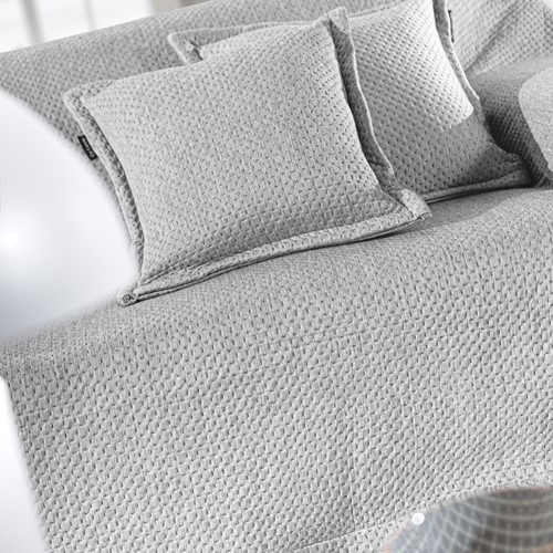 Ριχτάρι Τριθεσίου Guy Laroche Cooling Silver 170X300 + Μαξιλάρι 45X45+3