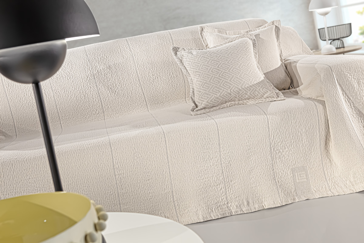 Ριχτάρι Τετραθεσίου Guy Laroche Soho Ivory 180Χ350