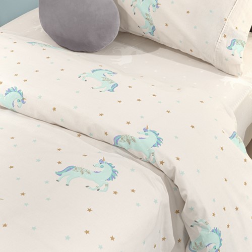 Παιδική Παπλωματοθήκη Saint Clair (Σετ) Pinto 165X225 Aqua