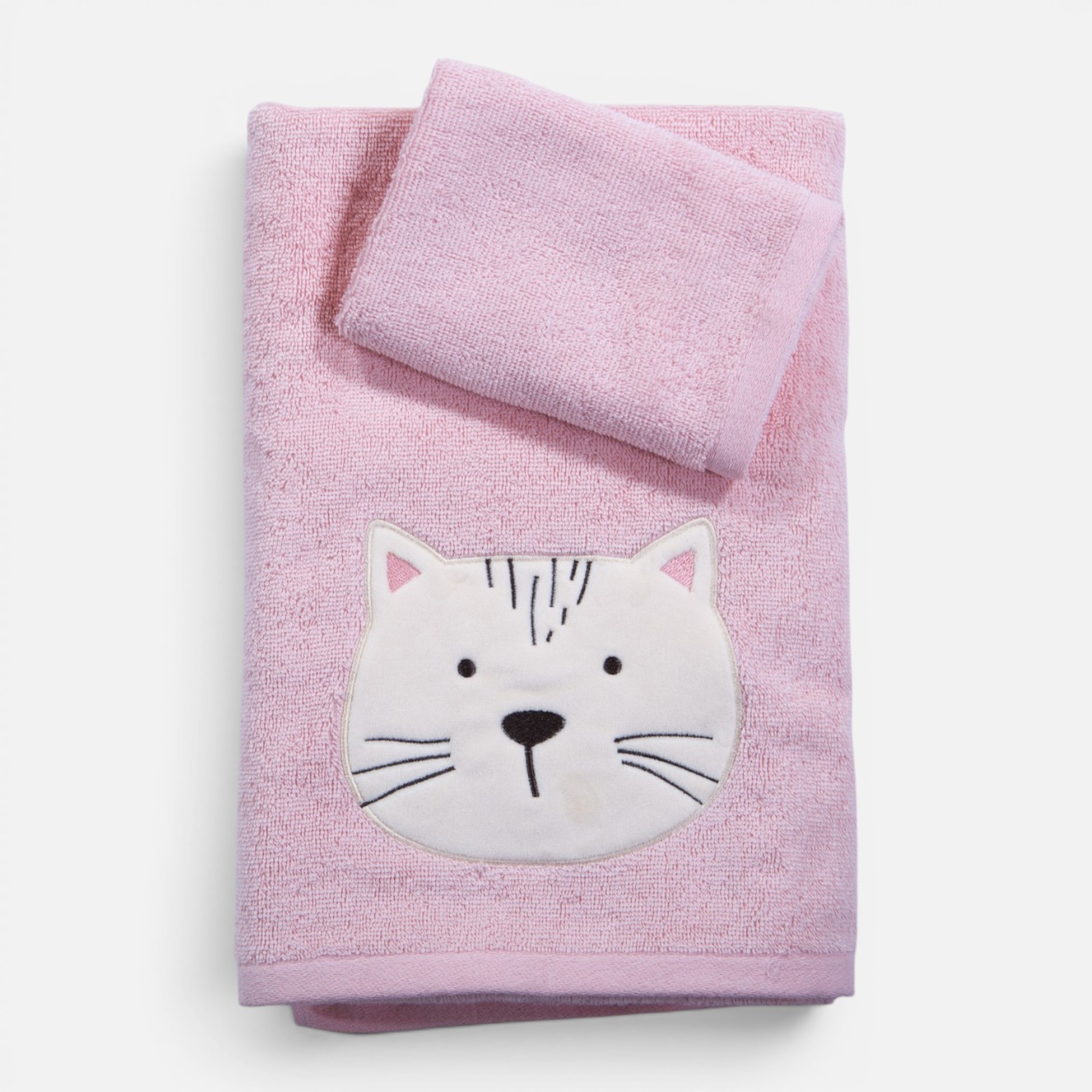 Βρεφικές Πετσέτες Nef-Nef Homeware (2τμχ) Cats Are Perfect Pink