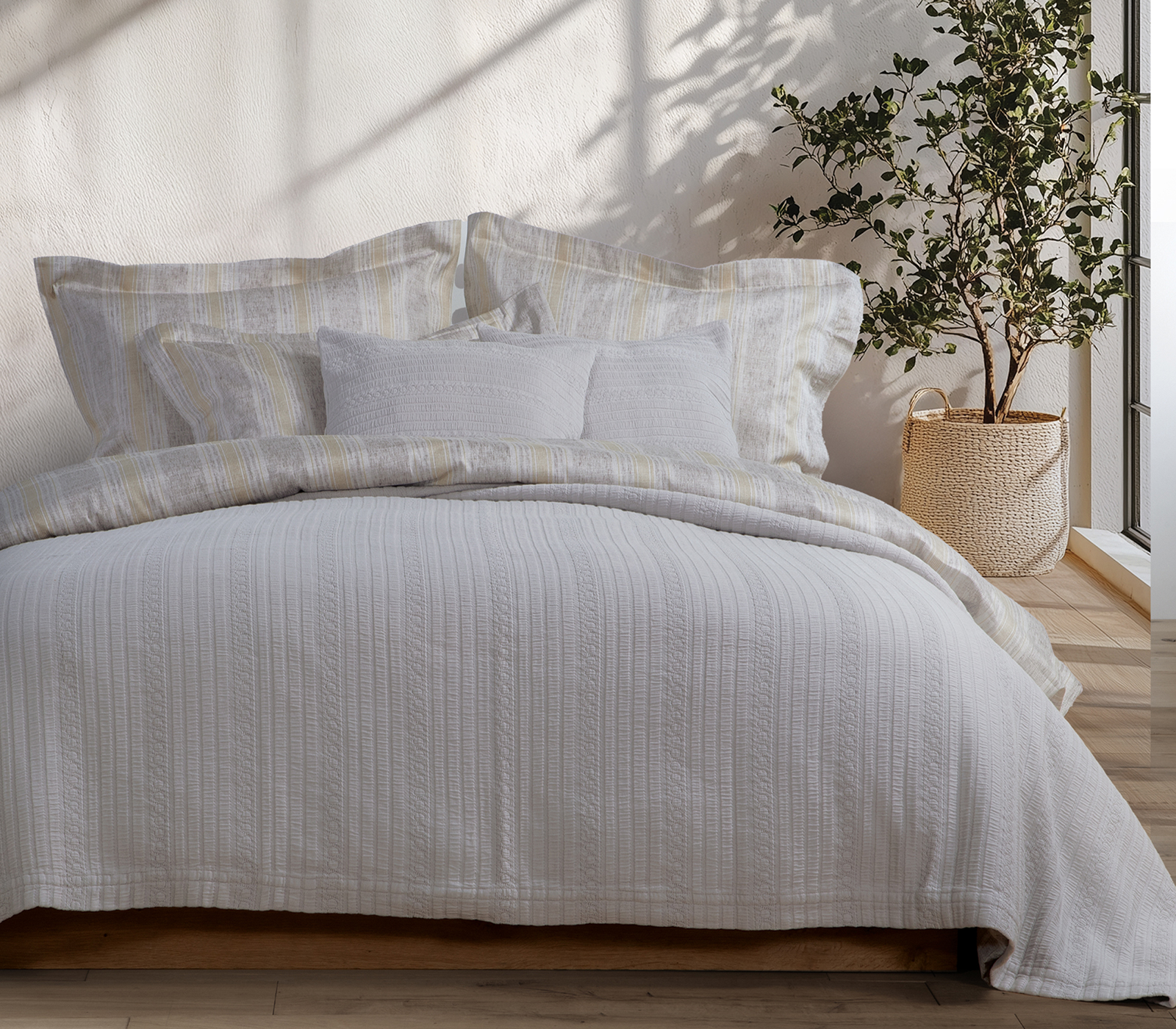 Κουβέρτα Υπέρδιπλη Nef-Nef Homeware Morelo 230X250 Grey