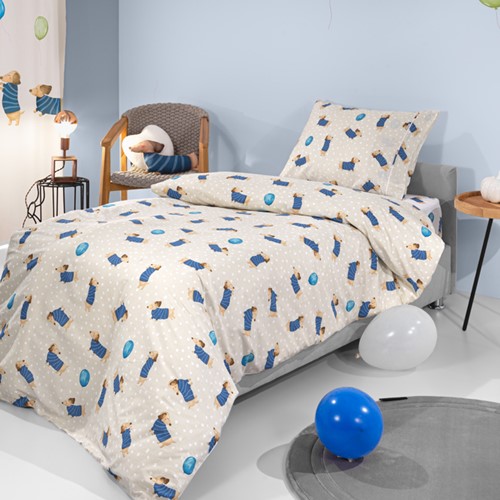 Παιδικά Σεντόνια Saint Clair (Σετ) Pet 100X200+28 Blue (Με Λάστιχο)