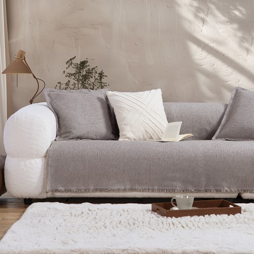 Ριχτάρι Τριθεσίου Nef-Nef Homeware Brooklyn 170X300 Stone