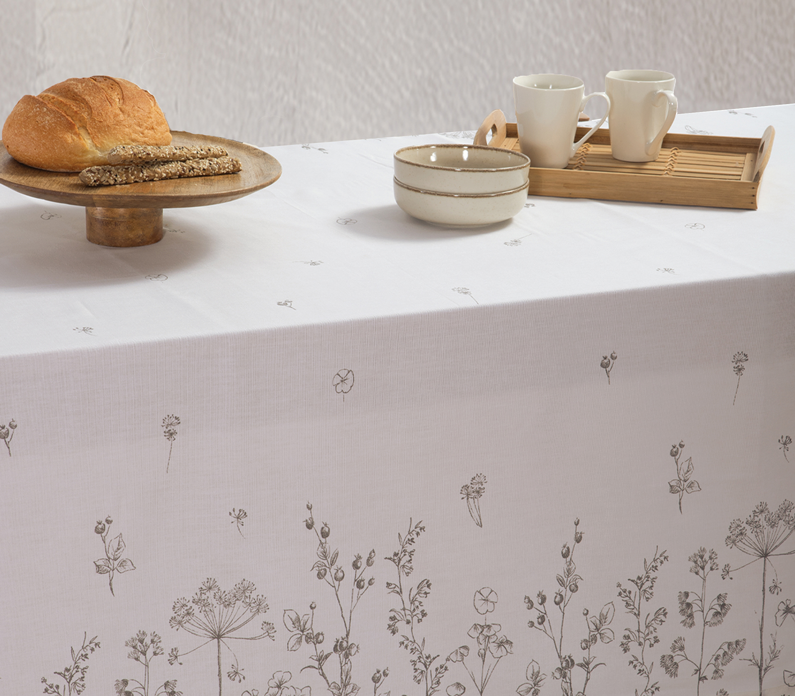  Τραπεζομάντηλο Nef-Nef Homeware Claris 140X180 Ecru