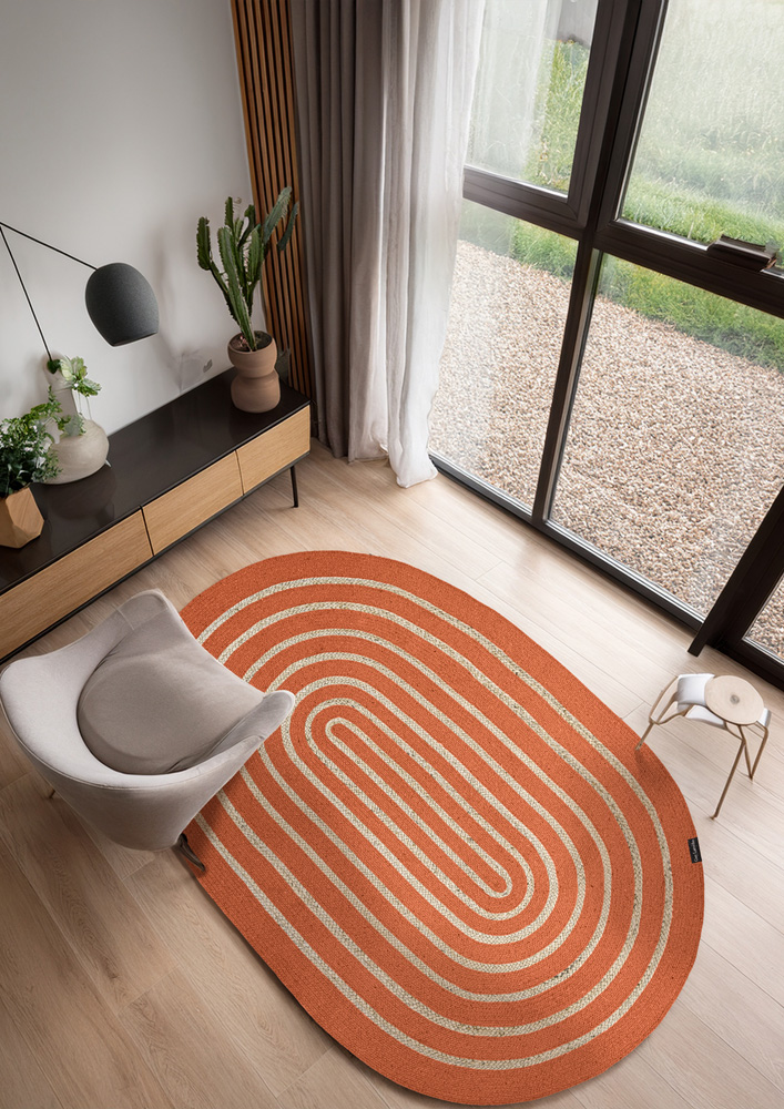 Χαλί Guy Laroche Maya 140X210 Terra Oval