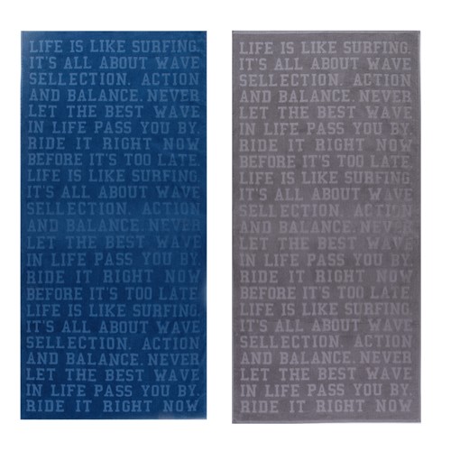 Πετσέτα Θαλάσσης Nef-Nef Action 80X160 Grey