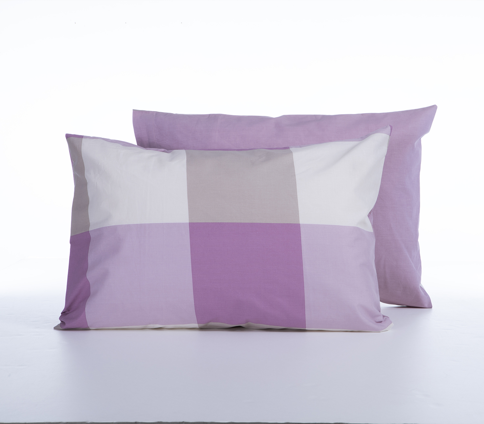 Μαξιλαροθήκη Nef-Nef Homeware Casual Check 52x72 Mauve 