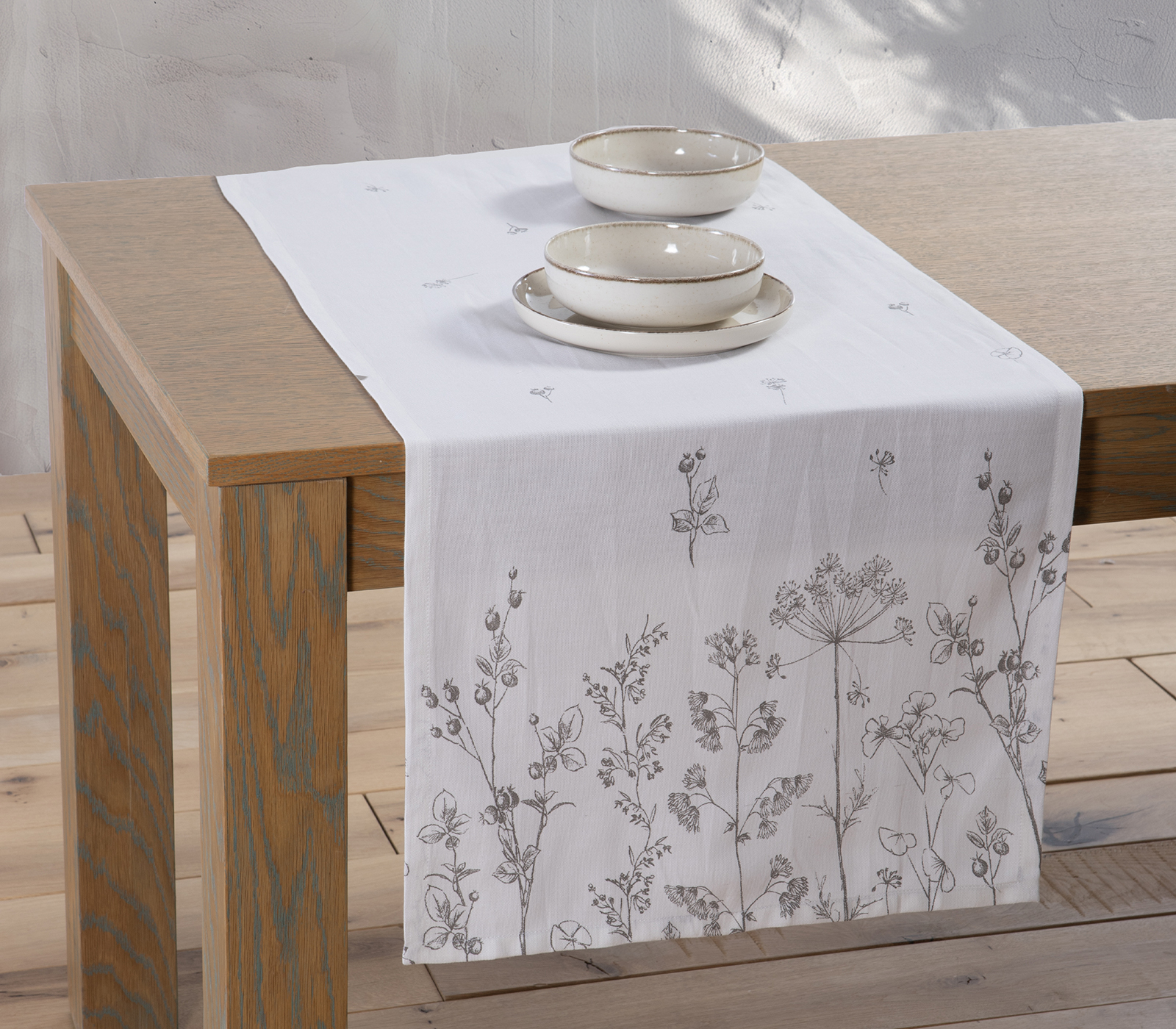 Τραβέρσα Nef-Nef Homeware Claris 45x140 Ecru