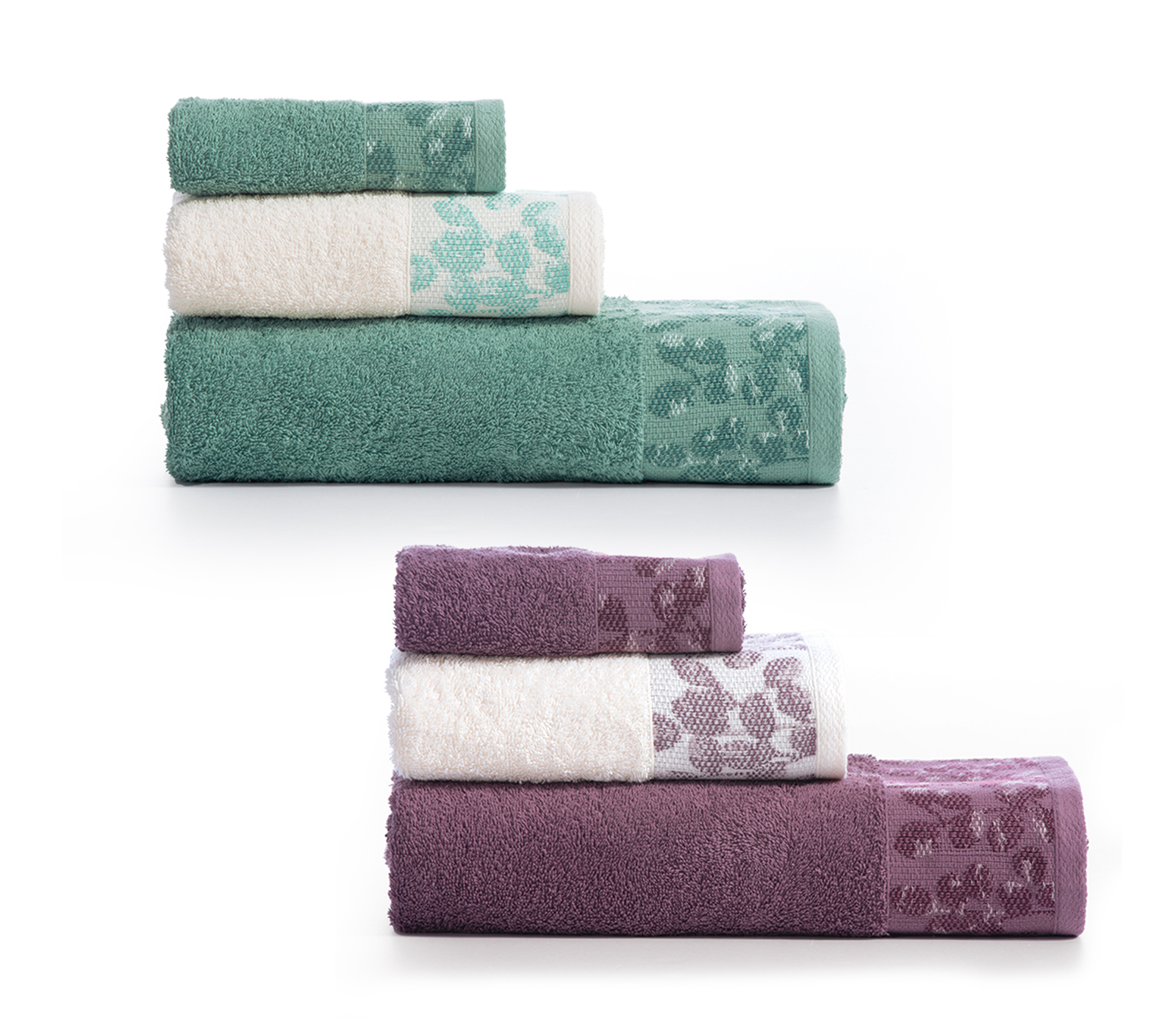  Σετ Πετσέτες Nef-Nef Homeware 3τμχ Odete Green