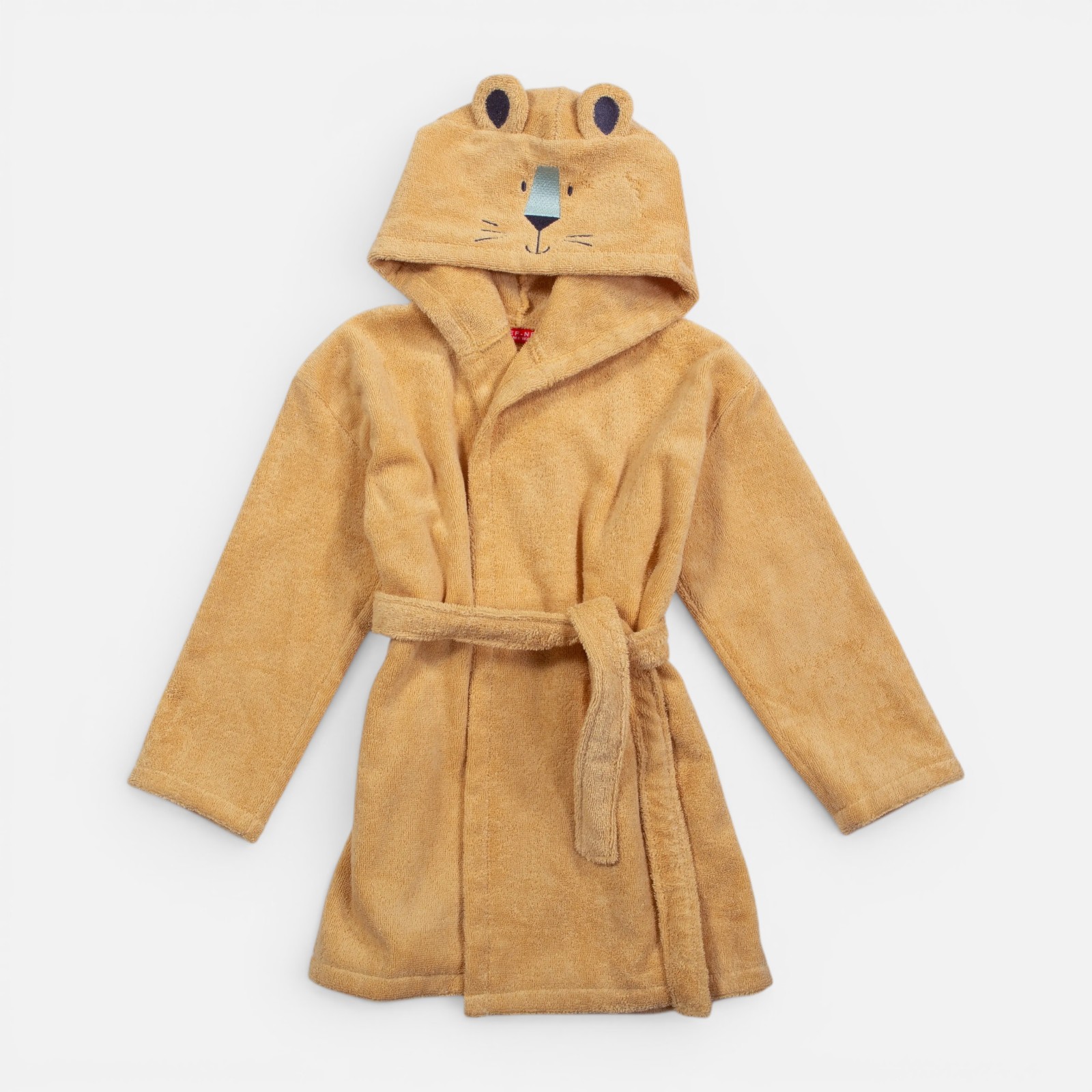 Βρεφικό Μπουρνούζι Nef-Nef Homeware Wild Company Υellow Age 4