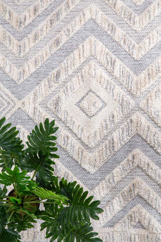 Xαλί Σαλονιού La Casa 723A White L. Grey Royal Carpet 200Χ250