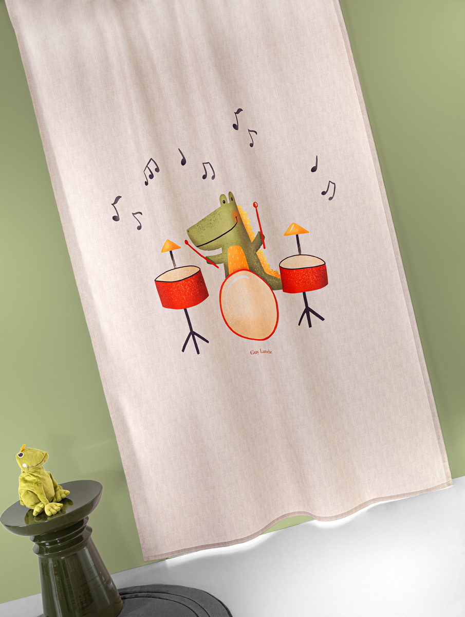 Κουρτίνα Guy Laroche Band Natural 150Χ270