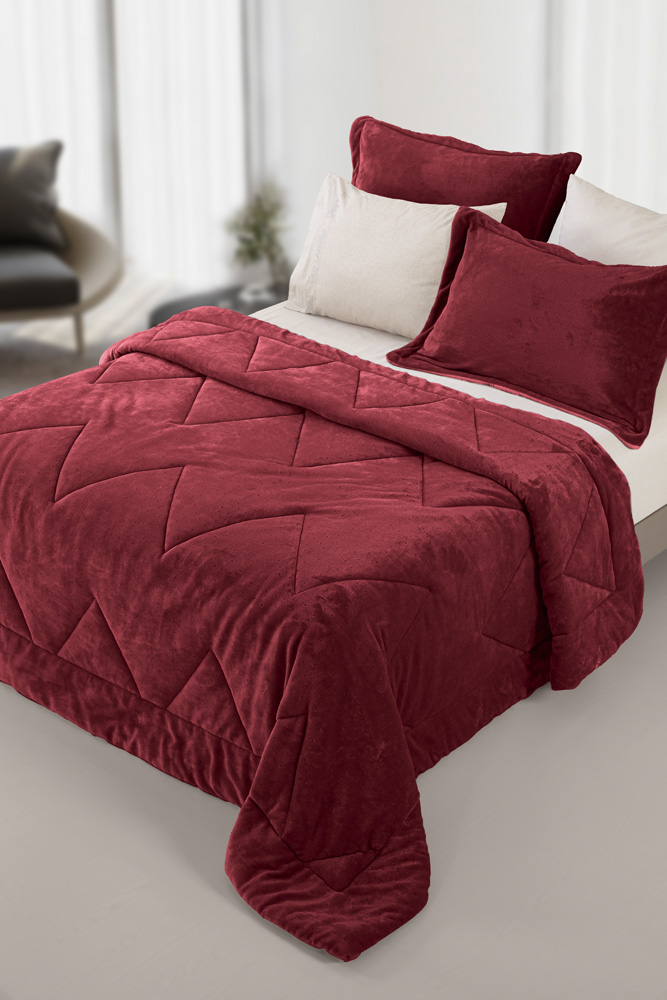 Πάπλωμα Μονό Guy Laroche Drops 160x240 Wine